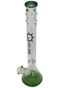 EC420 15.5" 7mm Glass Dots Beaker Water Pipe