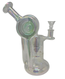 EC420 8.5" 4-Arm Perc Holographic Rainbow Recycler