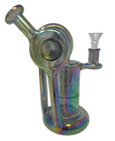 EC420 8.5" 4-Arm Perc Holographic Rainbow Recycler