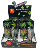 2.5" Leaf Design Metal Pipe w/ Screen - 12Pcs/Display