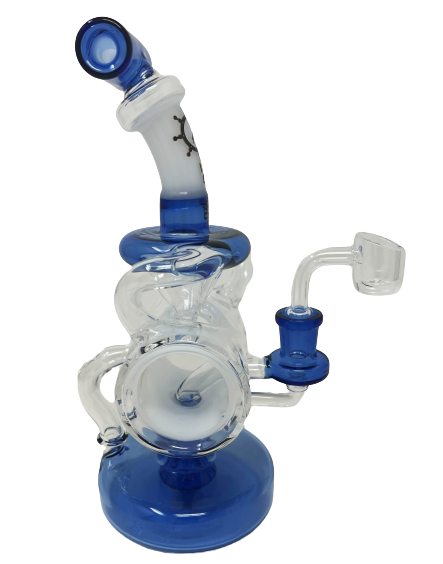 EC420 9.5" Swiss Perc Stemless Dab Rig with Banger
