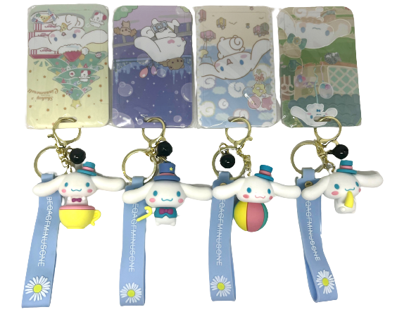Cinnamoroll Sanrio Keychain with Cardholder - 12pcs Assorted