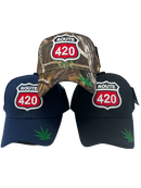 Cap - 420 Leaf Theme Assorted Designs