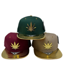 Cap - Large Shining Gold Leaf Assorted Colors