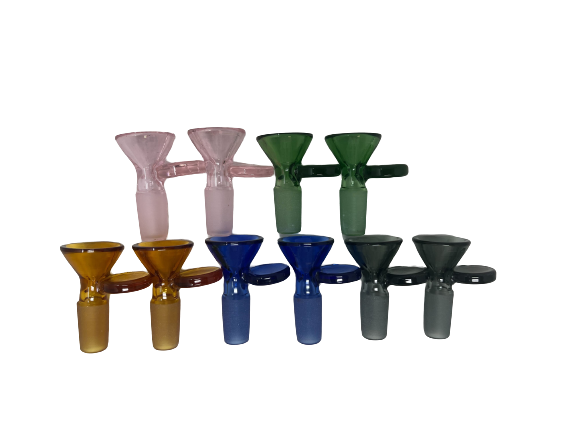 14mm Martini Cone Bowl 5 Full Colors Set - 10pcs/bag
