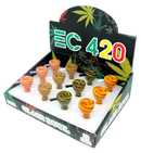 Buy 1 get 1 FREE - EC420 14mm Male Glass Bowl Tray with FREE Martini Bowl Tray