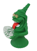 5" Green Monster Silicone Water Pipe