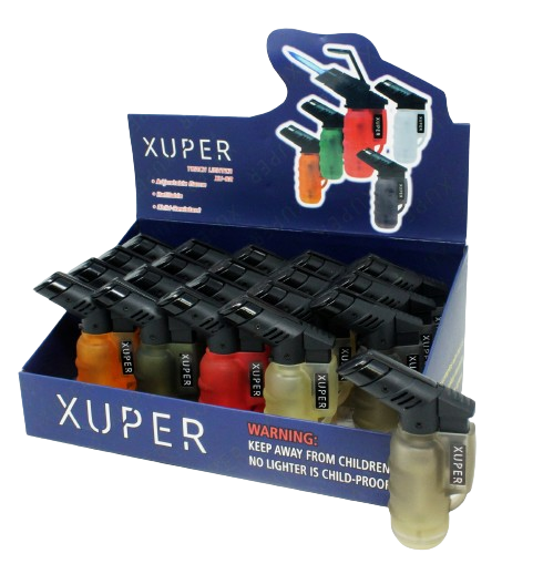 XUPER Mini Pocket Torch Lighters - 20pcs/Display