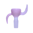 14mm Male Double Horn Milky Bowl