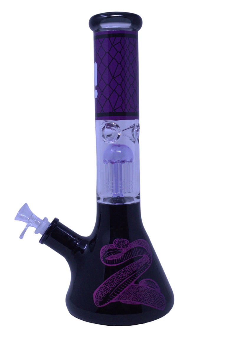 14" 7mm Infyniti Purple Cobra Beaker