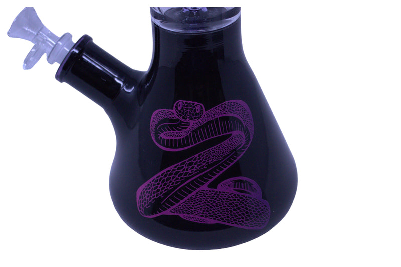 14" 7mm Infyniti Purple Cobra Beaker