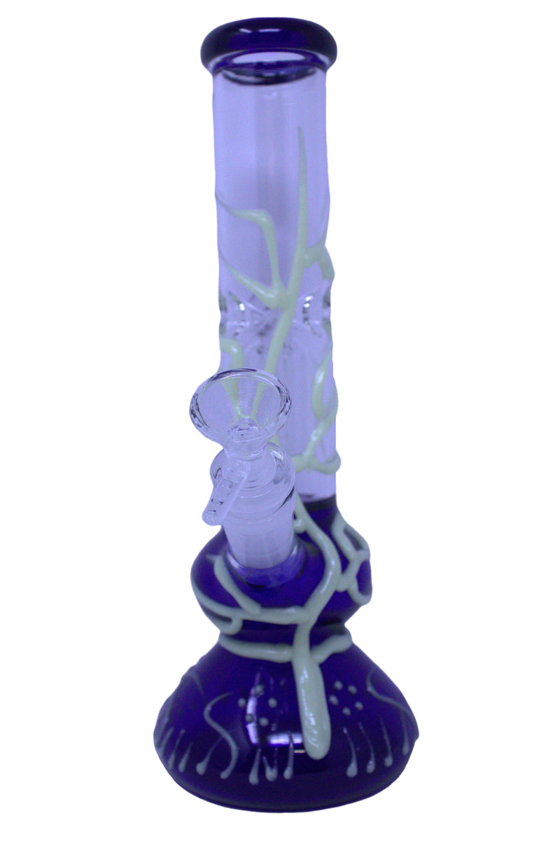 10" Tree Glow in the Dark Water Pipe