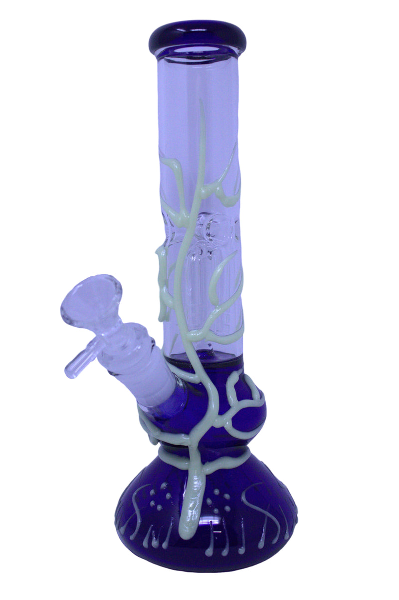 10" Tree Glow in the Dark Water Pipe