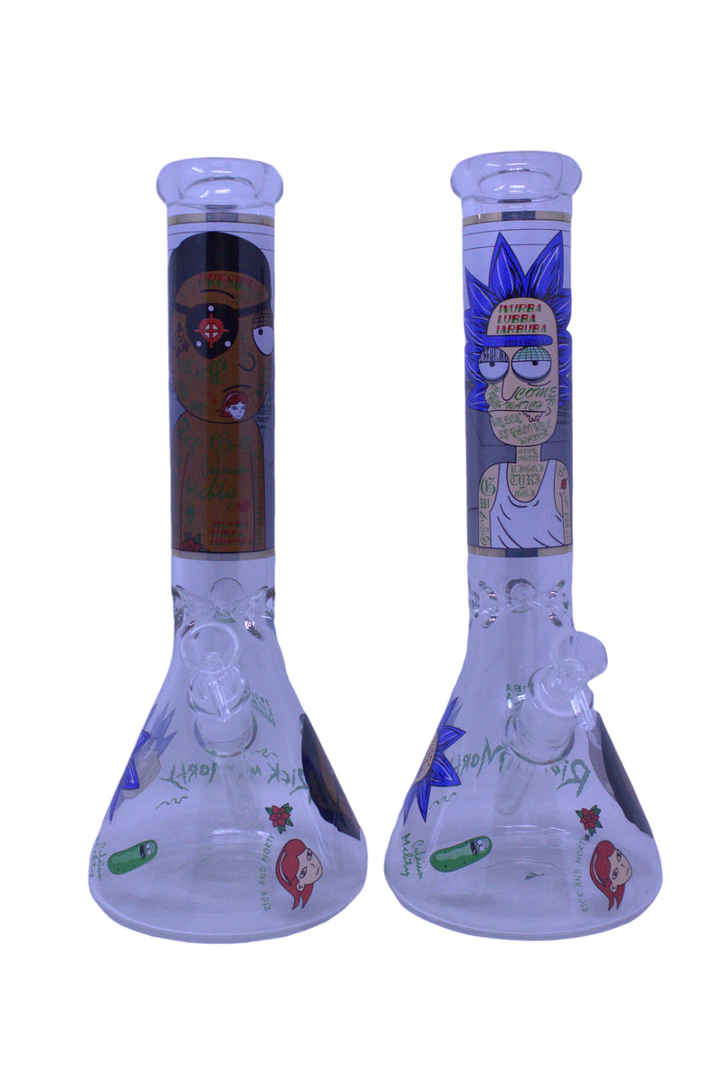 14" 7mm R&M Beaker Water Pipe