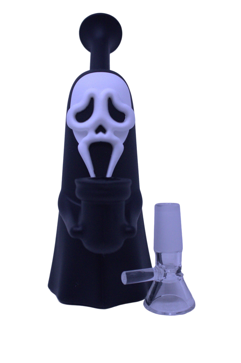 6" Scream Silicone Water Pipe