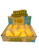 NEW🧀 Cheese Squishy Toy – Super Soft Stress Relief Fidget - 12pcs/display