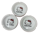 🎀Unique ✨Magical Bling Kitty Ceramic Ashtray – Rhinestone Trim Luxury Design Assorted Colors