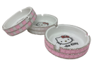 🎀Unique ✨Magical Bling Kitty Ceramic Ashtray – Rhinestone Trim Luxury Design Assorted Colors