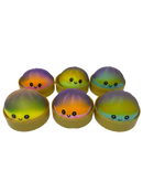 🔥Limited 🥟🌈Colorful Mystery Squishy Dumplings –  Summer Edition 🌸Assorted Colors 12 pcs/display case