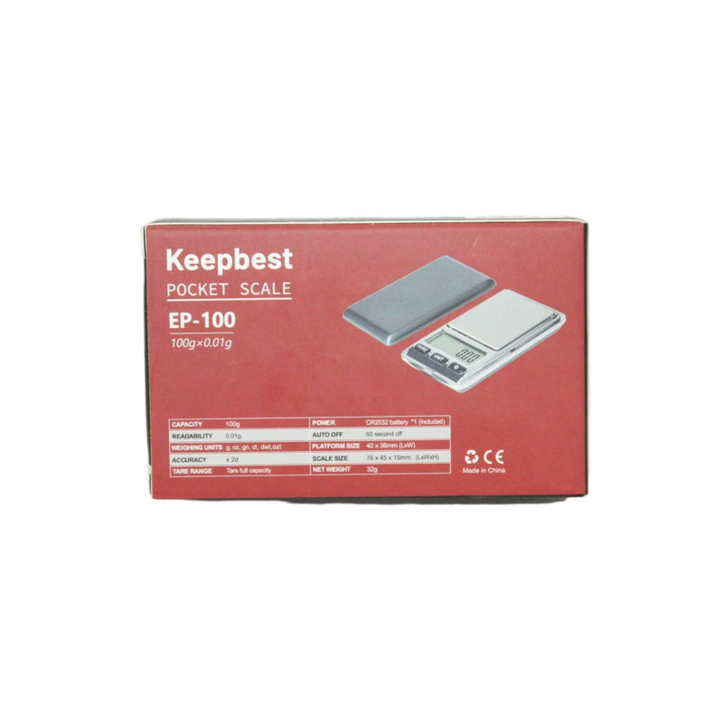 Keepbest EP-100 Pocket Scale, 100 X 0.01G