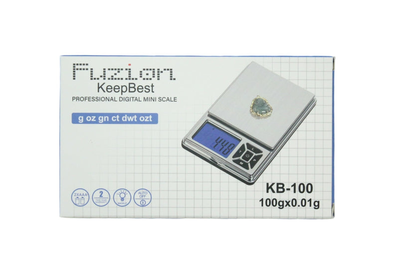Fuzion KB-100 Professional Digital Mini Scale, 100 X 0.01G