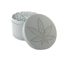 Leaf Design Grinder 63mm -  4-Piece Assorted Design