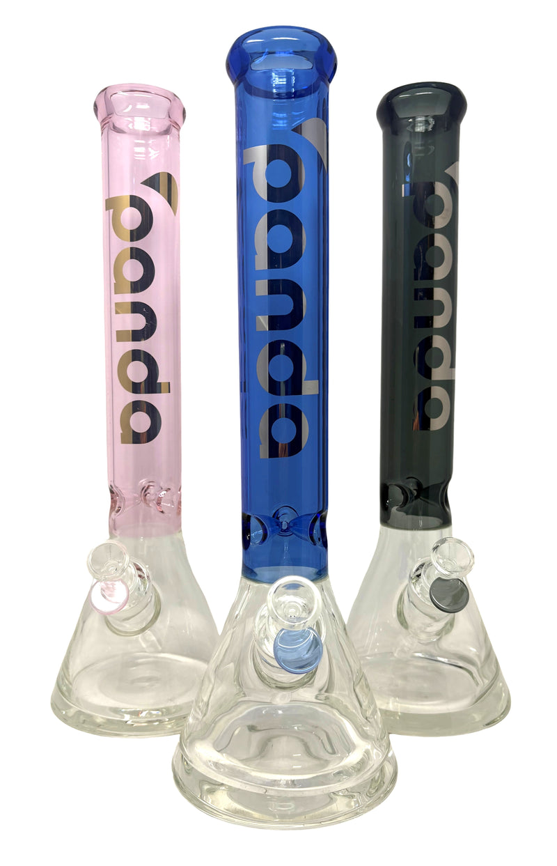 16" 7mm Colored Tube Panda Beaker