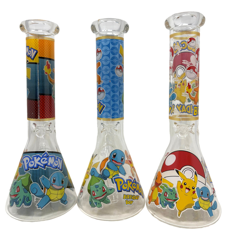 10" P&M Beaker Water Pipe - Assorted Designs