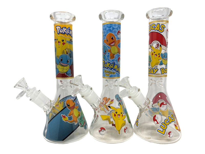 10" P&M Beaker Water Pipe - Assorted Designs