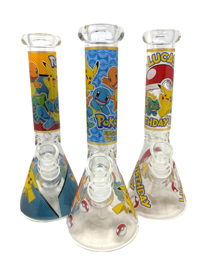 10" P&M Beaker Water Pipe - Assorted Designs