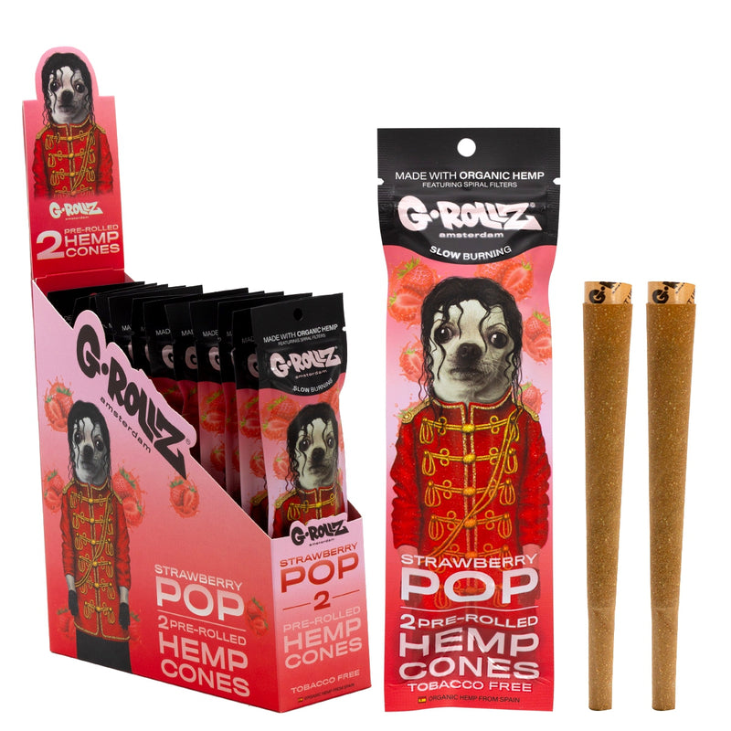 G-ROLLZ 2x Pre-Rolled Hemp Cones - 12 Packs/Display