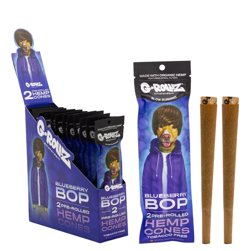 G-ROLLZ 2x Pre-Rolled Hemp Cones - 12 Packs/Display