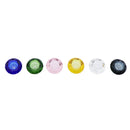 14mm Male Diamond Cut Glass Bowl - Assorted Colour