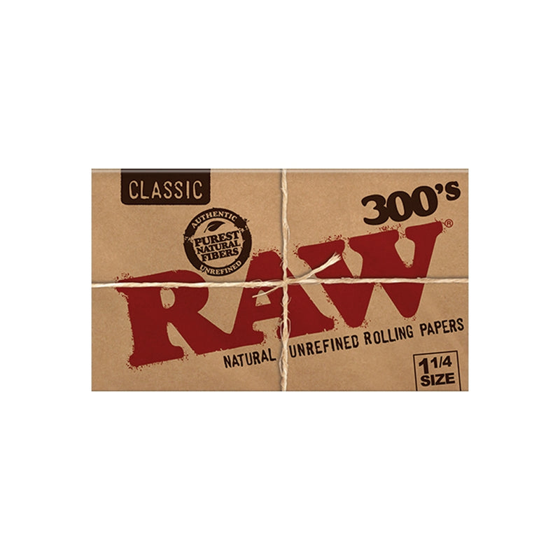 RAW 300'S 1 1/4 SM - 20 Packs/Box