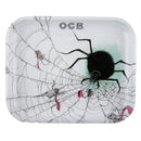 OCB Metal Rolling Tray - Spider Design - Small