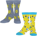 Licensed 2pk Funky Socks - Spongebob - Assorted Design