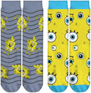 Licensed 2pk Funky Socks - Spongebob - Assorted Design