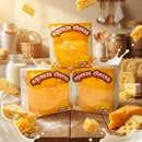NEW🧀🔥Giant Squared 4.75" Cheese Squishy Toy  ✨🧀