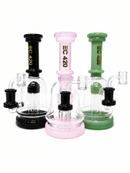 🌸 6.3" Pastel Tower Recycler Rig 🌿🖤💖