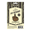 WoodRocket Middle Finger Brown-Colored Car Air Freshener
