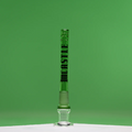 NEW - 5.75" Castle Glassworks 9 Hole Slit Downstem