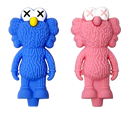 4.5" Kaws Elmo Silicone Hand Pipe - Assorted Colour