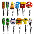 Silicone Characters  Alligator Clip  - Assorted Design