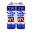 Delon Isopropyl Alcohol 99% - 1L - 2 Bottles/Set
