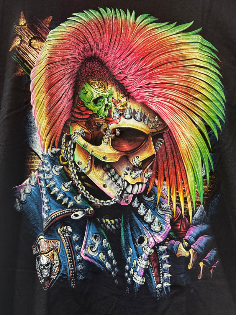 Unisex Graphic Streetwear T-shirt - Psycho Punk Rebellion