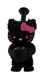 5.5" Gothic Kitty Heavy Silicone Water Pipe