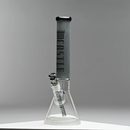 NEW - 16” Castle Glassworks Frosted Tube Colored Beaker Bong