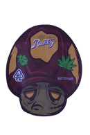 Premium 3.5g Unique Funky Die Cut Zip Bags - 10ct