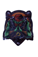 Premium 3.5g Unique Funky Die Cut Zip Bags - 10ct