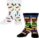 Licensed 2pk Funky Socks - Wheel of Fortune